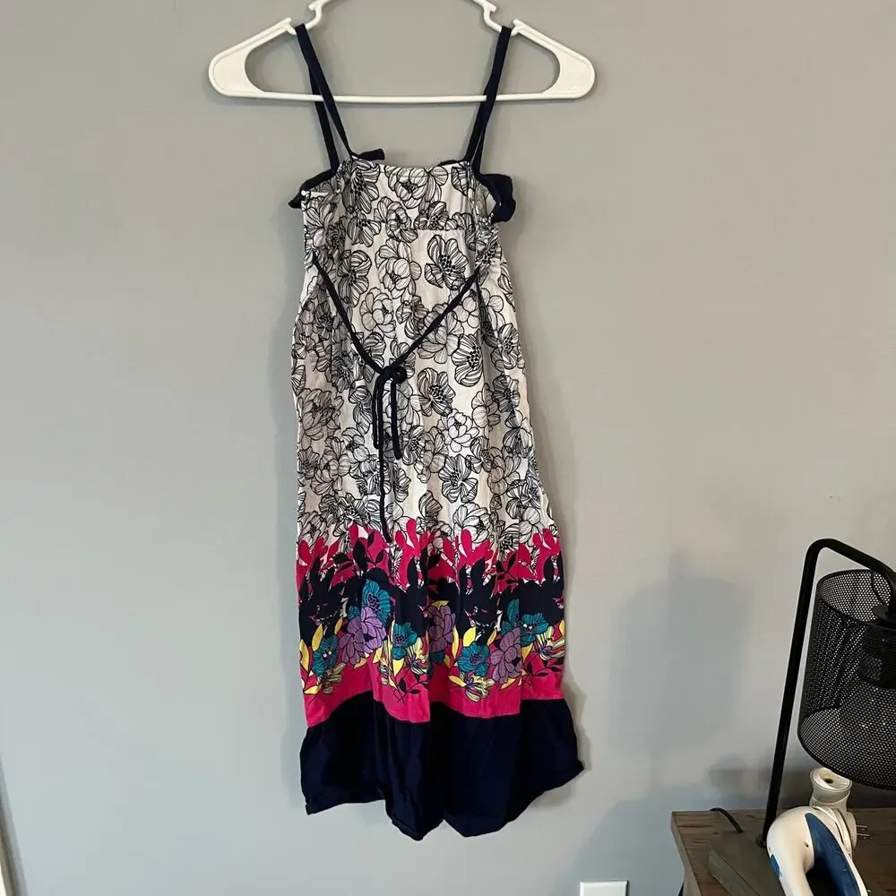 Justice Girls Floral Cotton Summer Dress Size 8